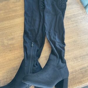 Dream pairs over the knee black boots